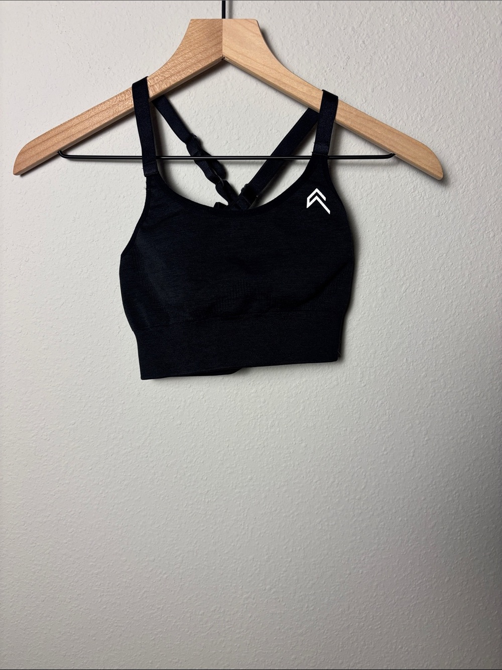 Oner Active Classic Seamless Sports Bra Black Marl